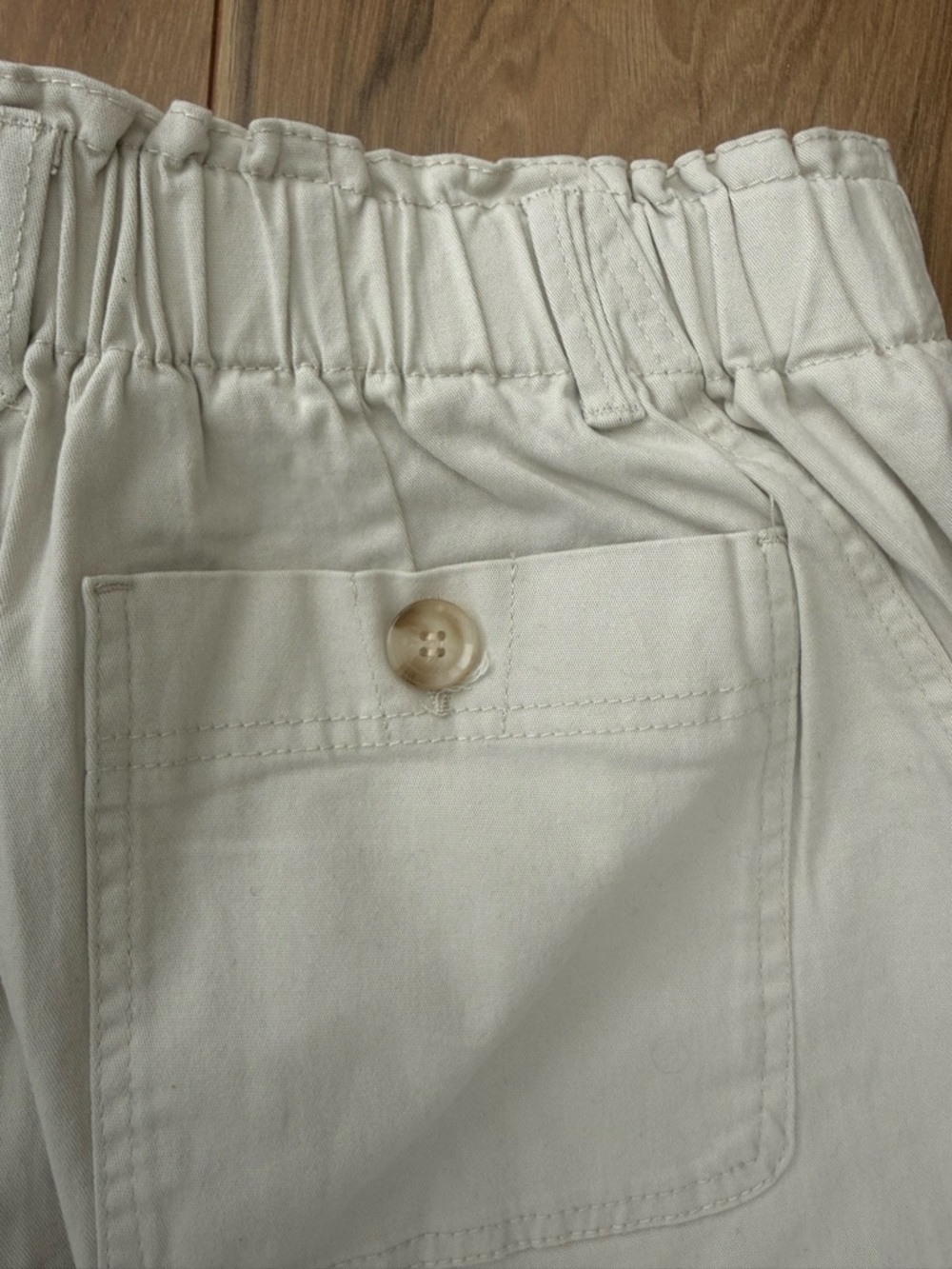 Democracy Cream Wide-Leg Women’s Cotton Pants - Picture 10 of 10